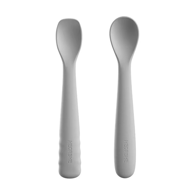 Baby Feeding Spoon Set (Grau)