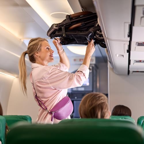 Bebeconfort Zephir, kompakter Baby Kinderwagen, 0–4 Jahre (bis zu 22 kg), leichter Reise Buggy (4,5 kg), in Kabinengröße, flacher und verstellbarer Sitz, Aufbewahrungskorb, Mineral Green