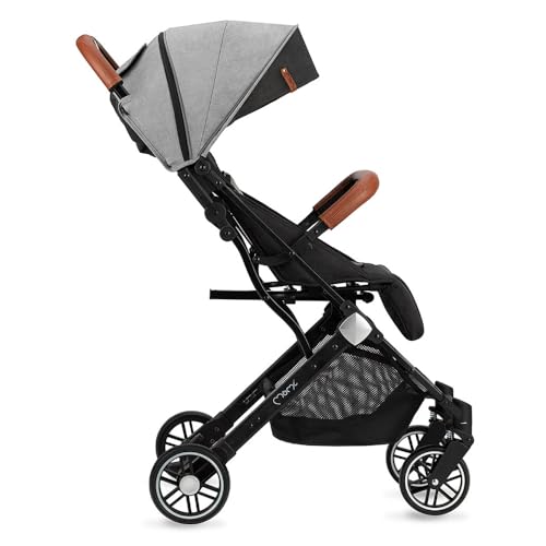 Kinderwagen MoMi ESTELLE ab 6 Monaten (bis 15 kg), klappbarer Kinderwagen mit 5-Punkt-SicherheitsgurtKinderwagen MoMi ESTELLE ab 6 Monaten (bis 15 kg), klappbarer Kinderwagen mit 5-Punkt-Sicherheitsgurt, Einkaufskorb mit Auflappfunktion , Teleskopzuggriff