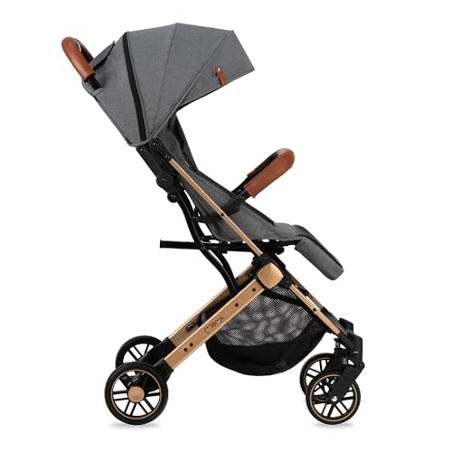 Kinderwagen MoMi ESTELLE ab 6 Monaten (bis 15 kg), klappbarer Kinderwagen mit 5-Punkt-SicherheitsgurtKinderwagen MoMi ESTELLE ab 6 Monaten (bis 15 kg), klappbarer Kinderwagen mit 5-Punkt-Sicherheitsgurt, Einkaufskorb mit Auflappfunktion , Teleskopzuggriff