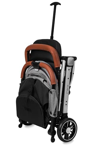 Kinderwagen MoMi ESTELLE ab 6 Monaten (bis 15 kg), klappbarer Kinderwagen mit 5-Punkt-SicherheitsgurtKinderwagen MoMi ESTELLE ab 6 Monaten (bis 15 kg), klappbarer Kinderwagen mit 5-Punkt-Sicherheitsgurt, Einkaufskorb mit Auflappfunktion , Teleskopzuggriff