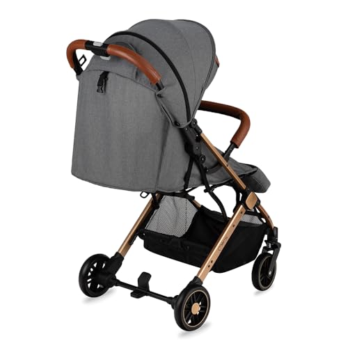 Kinderwagen MoMi ESTELLE ab 6 Monaten (bis 15 kg), klappbarer Kinderwagen mit 5-Punkt-SicherheitsgurtKinderwagen MoMi ESTELLE ab 6 Monaten (bis 15 kg), klappbarer Kinderwagen mit 5-Punkt-Sicherheitsgurt, Einkaufskorb mit Auflappfunktion , Teleskopzuggriff