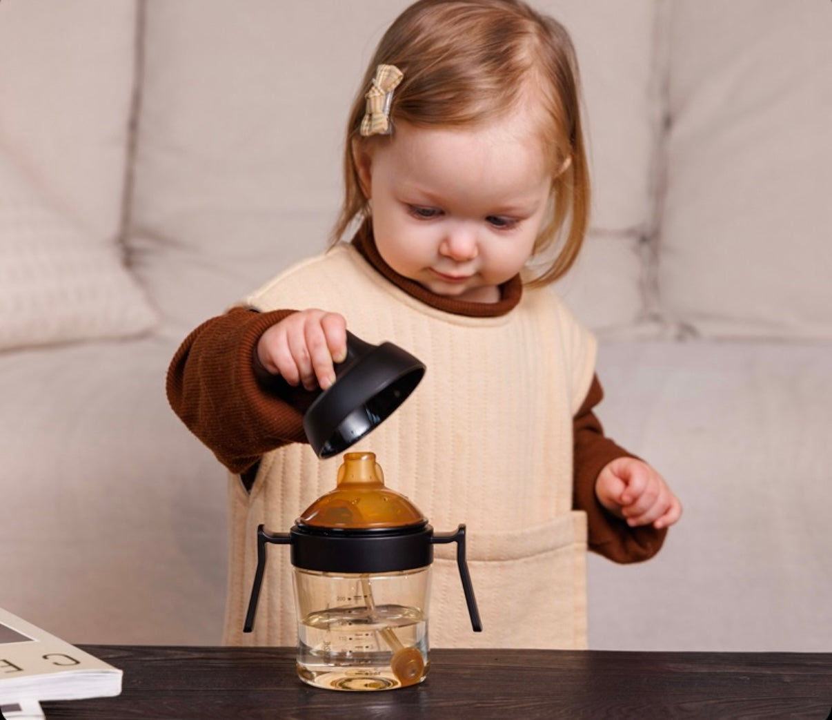 Dental Care Sippy Cup 300ml (Schwarz)