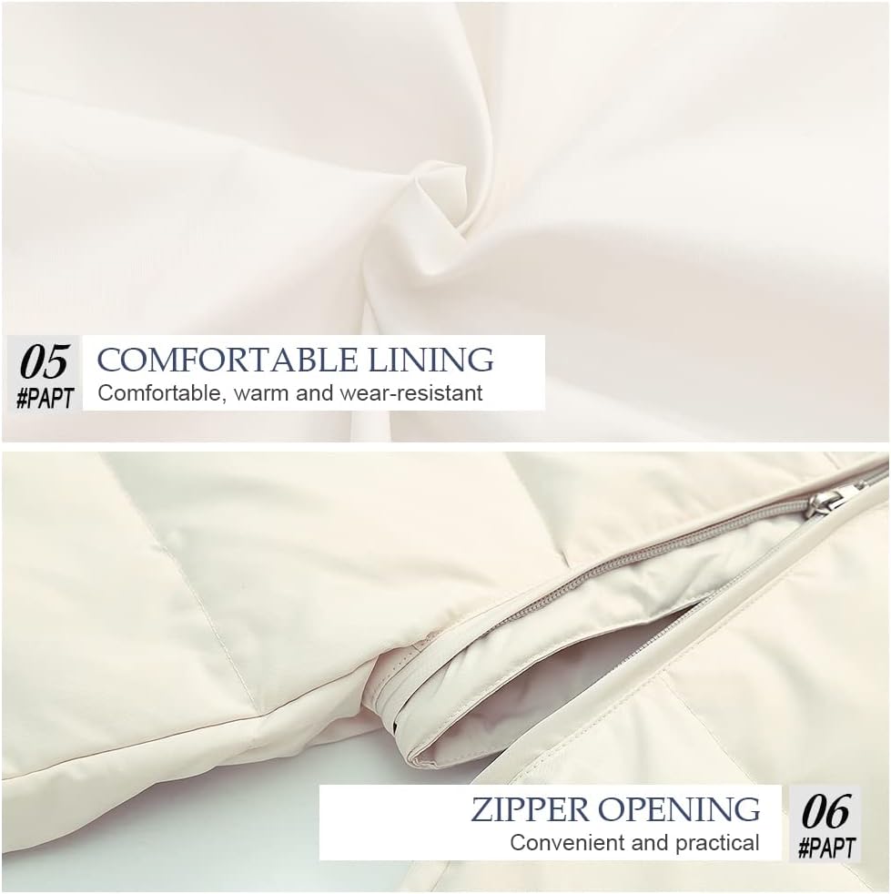 LSHDCER Baby Kleinkind Schneeanzug Jungen Mädchen Winteranzug Skianzug Daunenjacke mit Fellkapuze & Daunenhose Bekleidungsset 2tlg Outfit