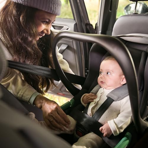 Bebeconfort Luvia Trio, Kinderwagen 3 in 1, 0–4 Jahre (0–22 kg), Baby Kinderwagen, Babyschale, Kinderwagenaufsatz, Smartes Faltsystem, Verstellbarer Schieber, Stoßdämpfung auf Rädern, Mineral Graphite