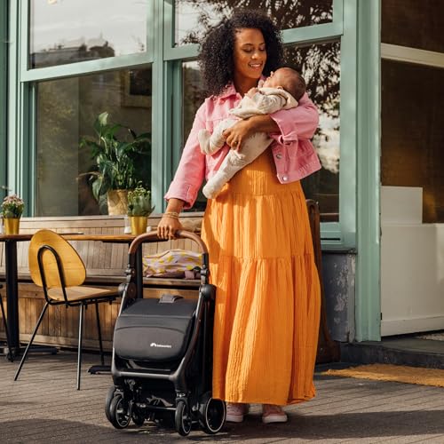 Bebeconfort Zephir, kompakter Baby Kinderwagen, 0–4 Jahre (bis zu 22 kg), leichter Reise Buggy (4,5 kg), in Kabinengröße, flacher und verstellbarer Sitz, Aufbewahrungskorb, Mineral Green