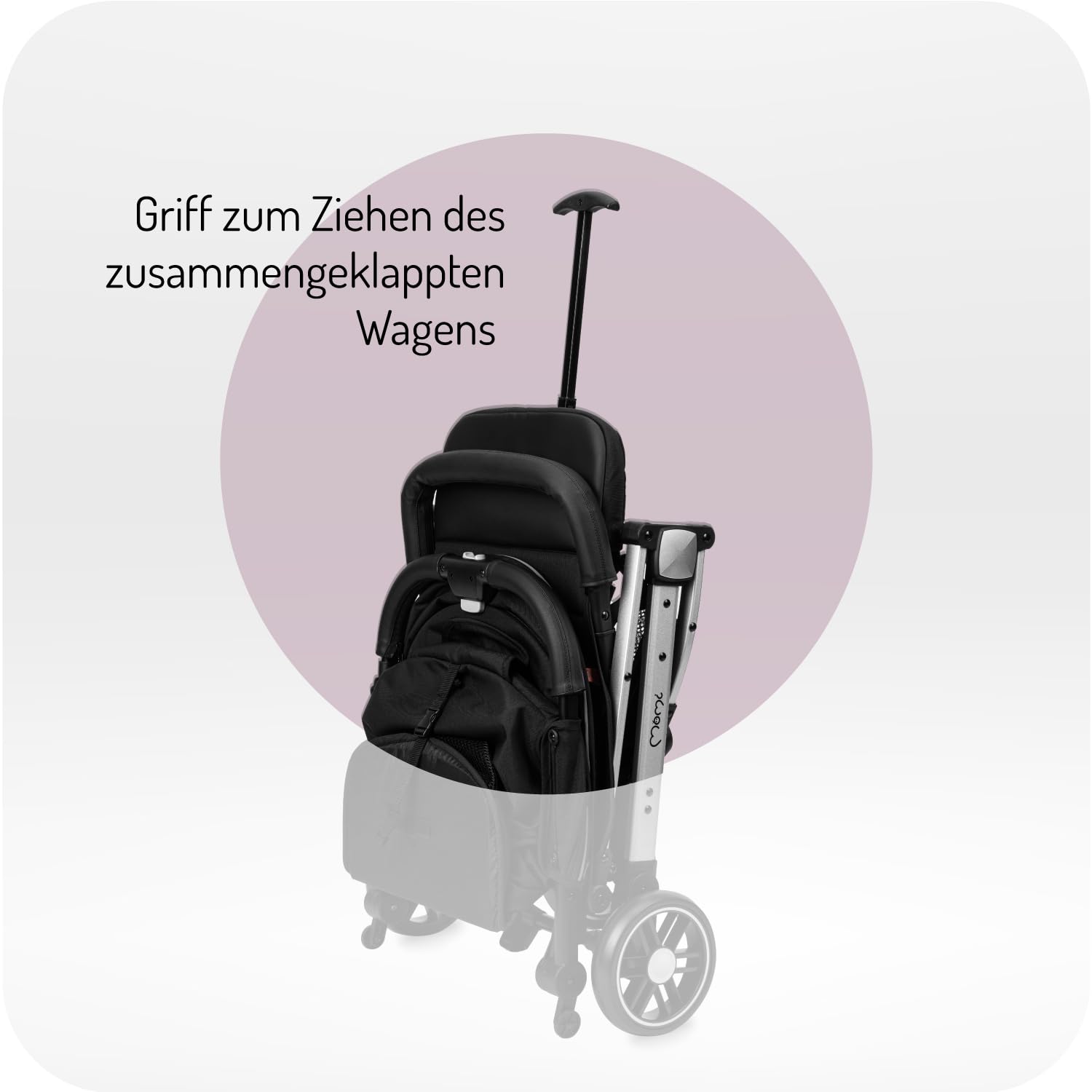 Kinderwagen MoMi ESTELLE ab 6 Monaten (bis 15 kg), klappbarer Kinderwagen mit 5-Punkt-SicherheitsgurtKinderwagen MoMi ESTELLE ab 6 Monaten (bis 15 kg), klappbarer Kinderwagen mit 5-Punkt-Sicherheitsgurt, Einkaufskorb mit Auflappfunktion , Teleskopzuggriff