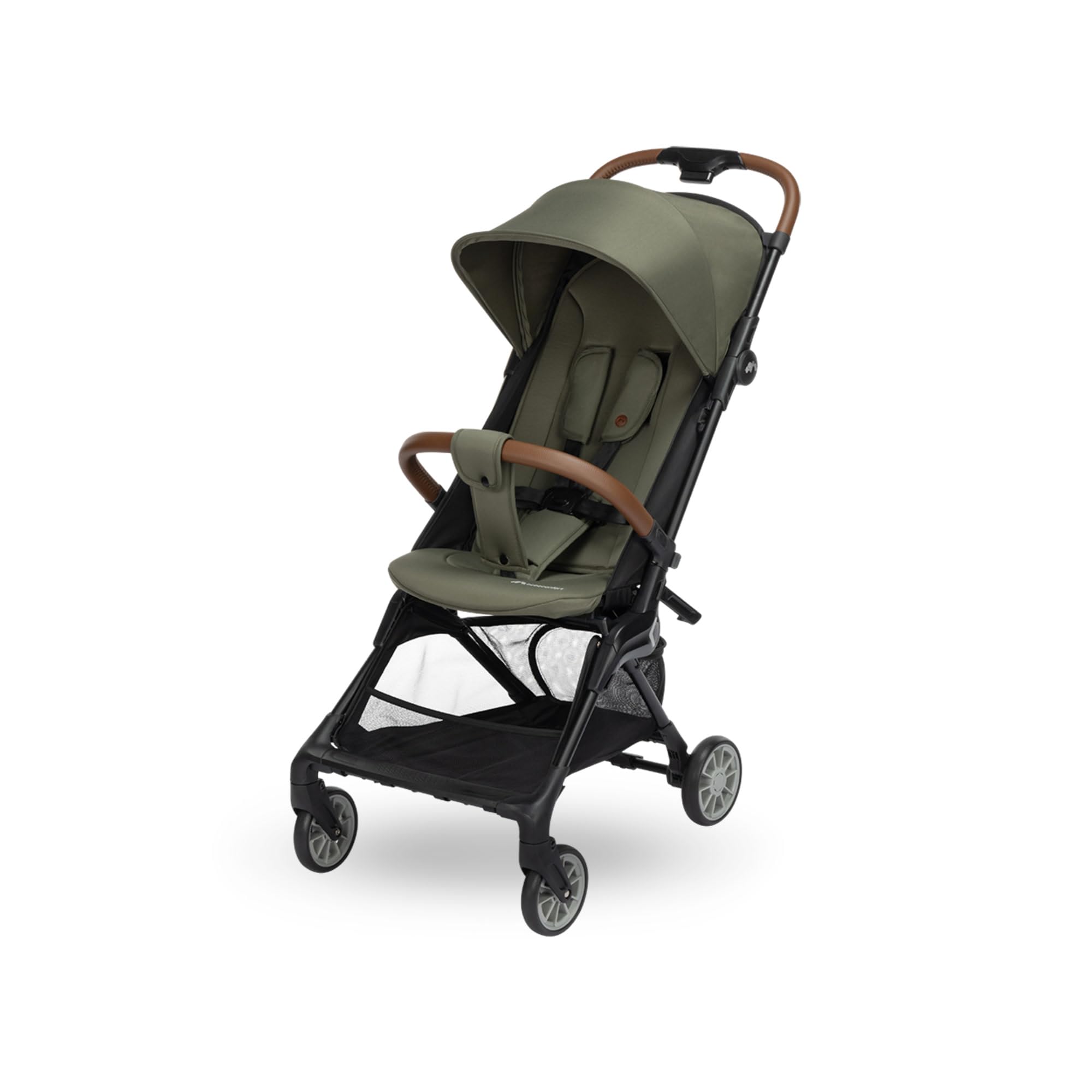 Bebeconfort Zephir, kompakter Baby Kinderwagen, 0–4 Jahre (bis zu 22 kg), leichter Reise Buggy (4,5 kg), in Kabinengröße, flacher und verstellbarer Sitz, Aufbewahrungskorb, Mineral Green