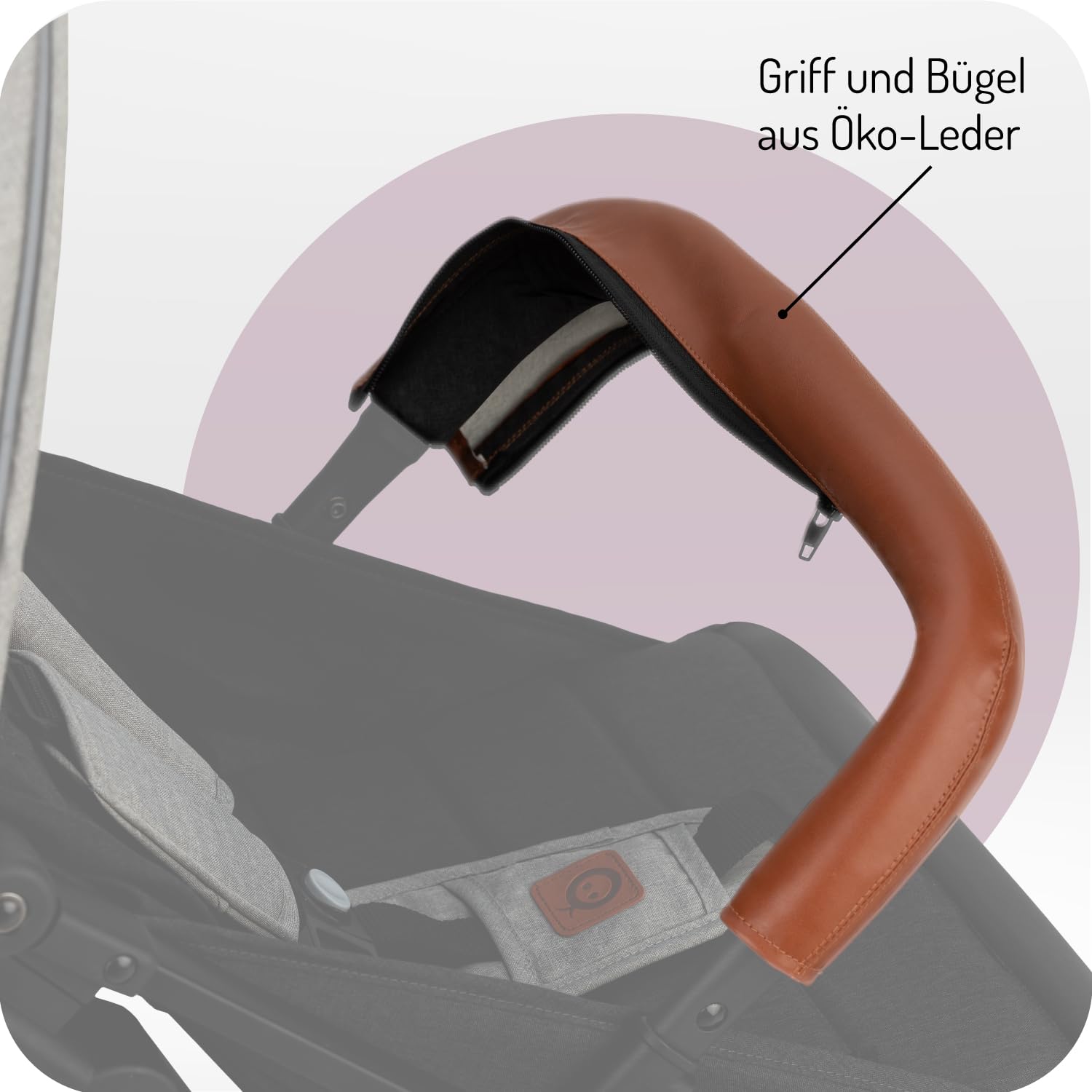 Kinderwagen MoMi ESTELLE ab 6 Monaten (bis 15 kg), klappbarer Kinderwagen mit 5-Punkt-SicherheitsgurtKinderwagen MoMi ESTELLE ab 6 Monaten (bis 15 kg), klappbarer Kinderwagen mit 5-Punkt-Sicherheitsgurt, Einkaufskorb mit Auflappfunktion , Teleskopzuggriff