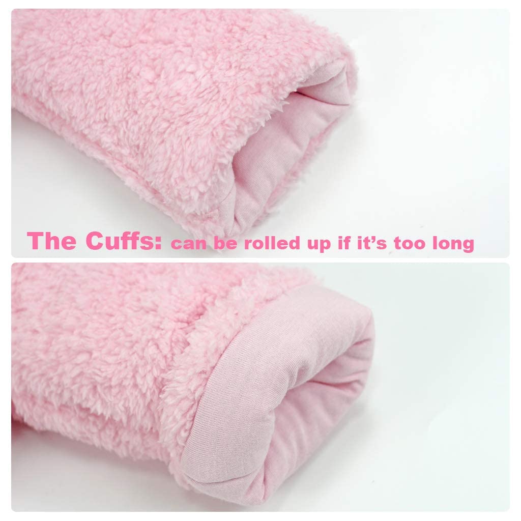 Baby Winter Schneeanzug Baby Strampler, Junge und Mädchen Einteiliger Anzug mit Kapuze, Kleinkind Oberbekleidung Schneeanzug Set Dick und Warm,Blau 3-6 Monate