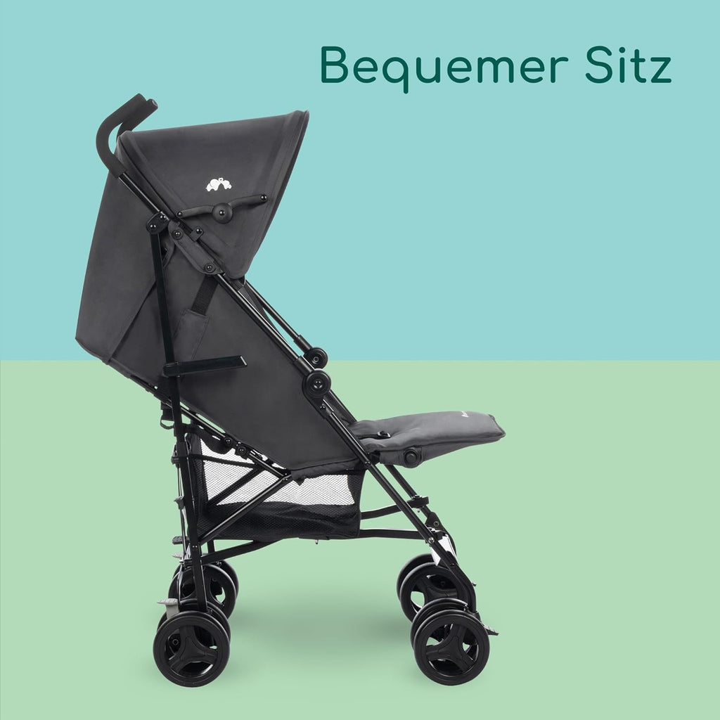 Bebeconfort Rainbow, Kinderwagen, Kompakt und Wendig, 6 Monaten bis 4 Jahre, bis zu 22 kg, Mineral Graphite