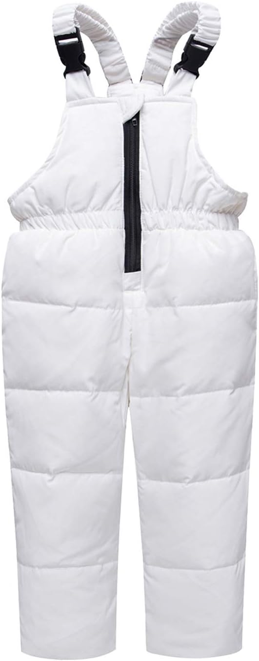 amropi Skianzug Mädchen Kinder Schneeanzug Daunenjacke mit Kaputze + Skihose 2tlg Bekleidungsset Winteranzug für 1-5 Jahre