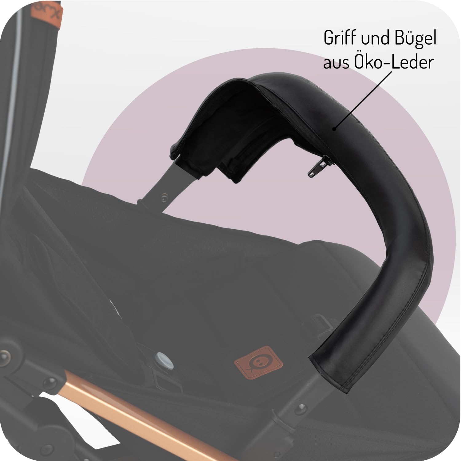 Kinderwagen MoMi ESTELLE ab 6 Monaten (bis 15 kg), klappbarer Kinderwagen mit 5-Punkt-SicherheitsgurtKinderwagen MoMi ESTELLE ab 6 Monaten (bis 15 kg), klappbarer Kinderwagen mit 5-Punkt-Sicherheitsgurt, Einkaufskorb mit Auflappfunktion , Teleskopzuggriff