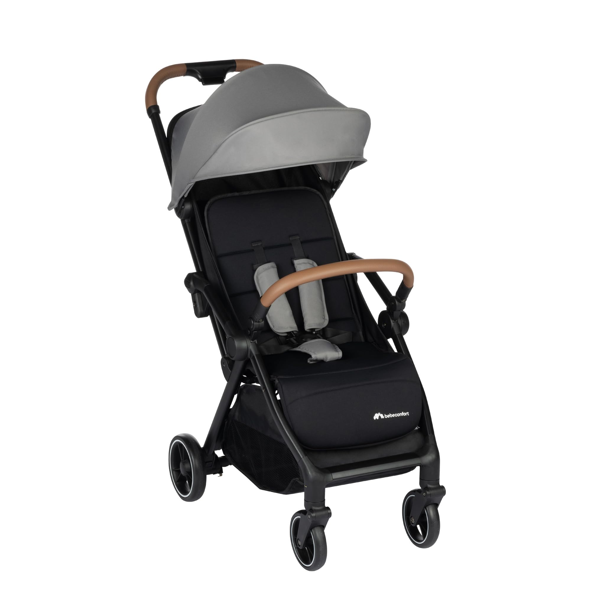 Bebeconfort Zephir, kompakter Baby Kinderwagen, 0–4 Jahre (bis zu 22 kg), leichter Reise Buggy (4,5 kg), in Kabinengröße, flacher und verstellbarer Sitz, Aufbewahrungskorb, Mineral Green