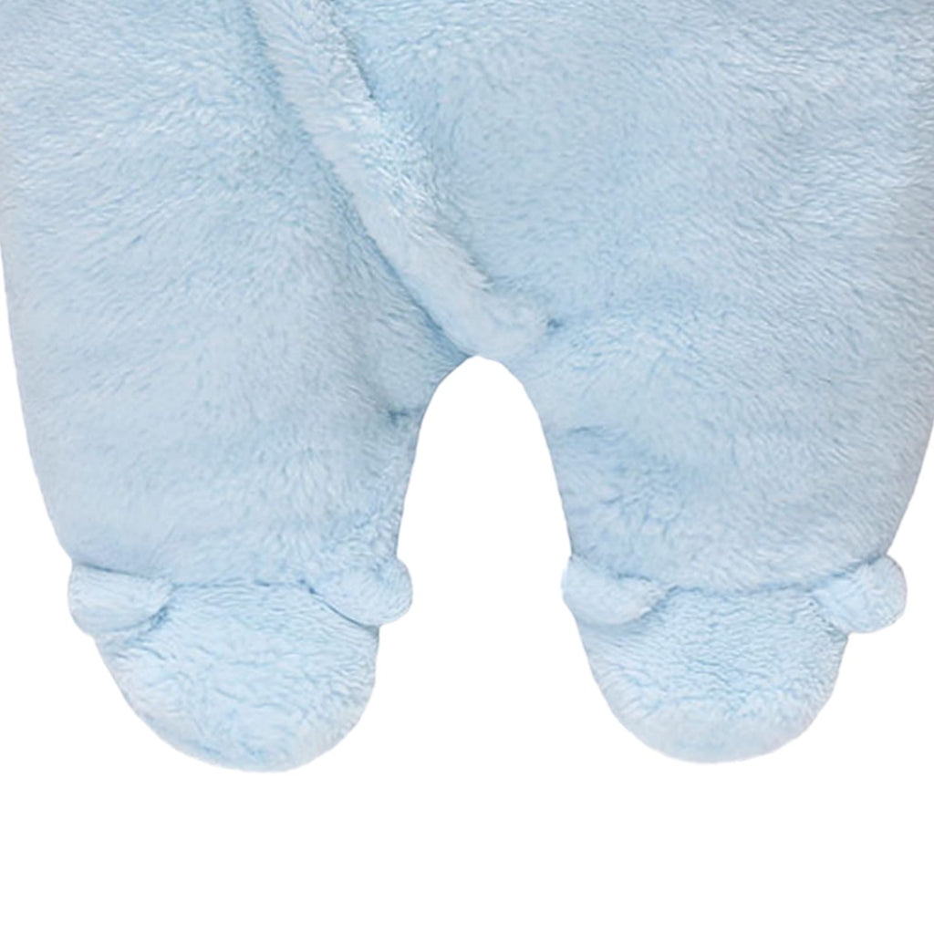 Baby Winter Schneeanzug Baby Strampler, Junge und Mädchen Einteiliger Anzug mit Kapuze, Kleinkind Oberbekleidung Schneeanzug Set Dick und Warm,Blau 3-6 Monate