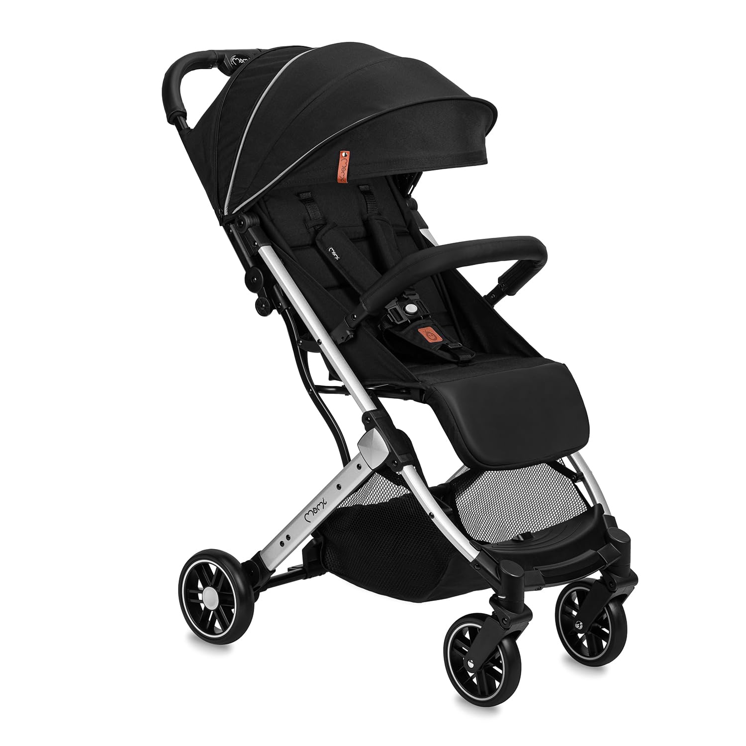 Kinderwagen MoMi ESTELLE ab 6 Monaten (bis 15 kg), klappbarer Kinderwagen mit 5-Punkt-SicherheitsgurtKinderwagen MoMi ESTELLE ab 6 Monaten (bis 15 kg), klappbarer Kinderwagen mit 5-Punkt-Sicherheitsgurt, Einkaufskorb mit Auflappfunktion , Teleskopzuggriff
