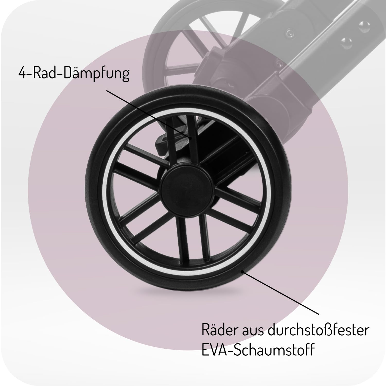 Kinderwagen MoMi ESTELLE ab 6 Monaten (bis 15 kg), klappbarer Kinderwagen mit 5-Punkt-SicherheitsgurtKinderwagen MoMi ESTELLE ab 6 Monaten (bis 15 kg), klappbarer Kinderwagen mit 5-Punkt-Sicherheitsgurt, Einkaufskorb mit Auflappfunktion , Teleskopzuggriff