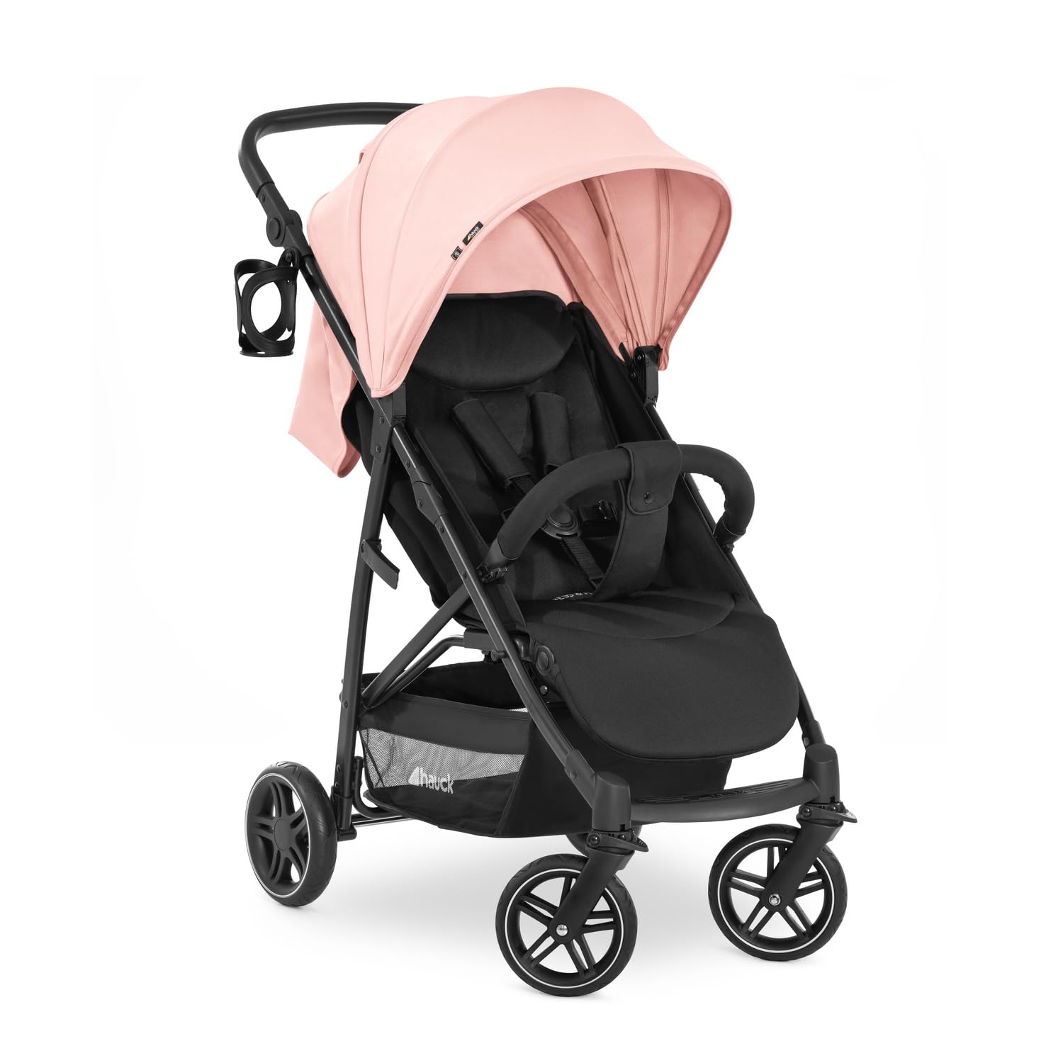 Hauck Rapid 4R Plus Buggy - Kinderwagen mit XL Sonnendach UPF 50+, 25 kg Belastung, schnell klappbar, höhenverstellbar, Getränkehalter, Liegeposition, großem Einkaufskorb