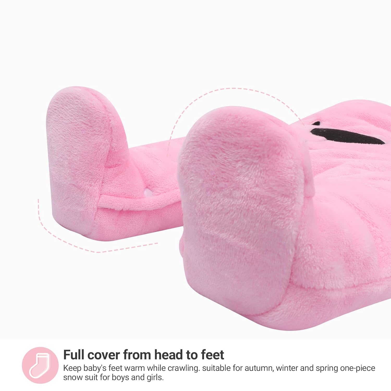 Baby Overall Winter Mit Kapuze Schneeanzug Flanell Strampler Spieler Spielanzug Mit Füße Karikatur Jumpsuit Kleidung 0-3 Monate