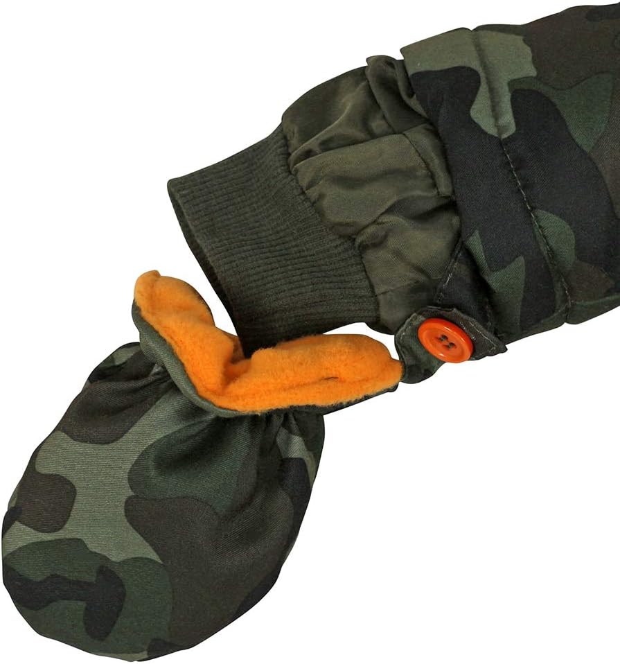 Baby Winter Overall Mit Kapuze Schneeanzüge mit Handschuhen und Füßlinge Mädchen Jungen Warm Kleidungsset