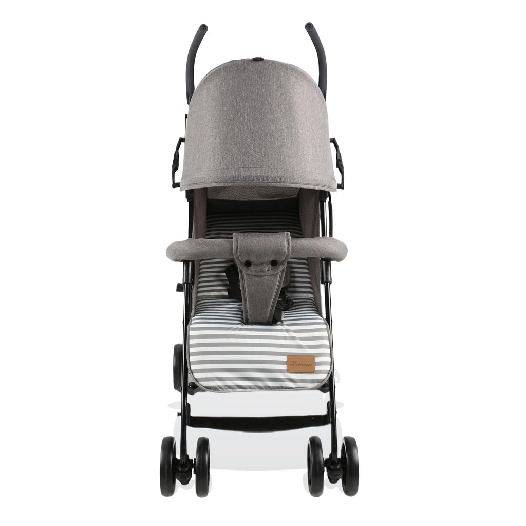 Bemesu Reisebuggy Kompaktkinderwagen mit 360°-Schwenkrädern, Kinderwagen mit 5-Punkt-Gurt, Kinderwagen 360° verstellbare Fahrtrichtung, Kinderbuggy klappbar bis 15kg, 0–3 Jahre, Lila