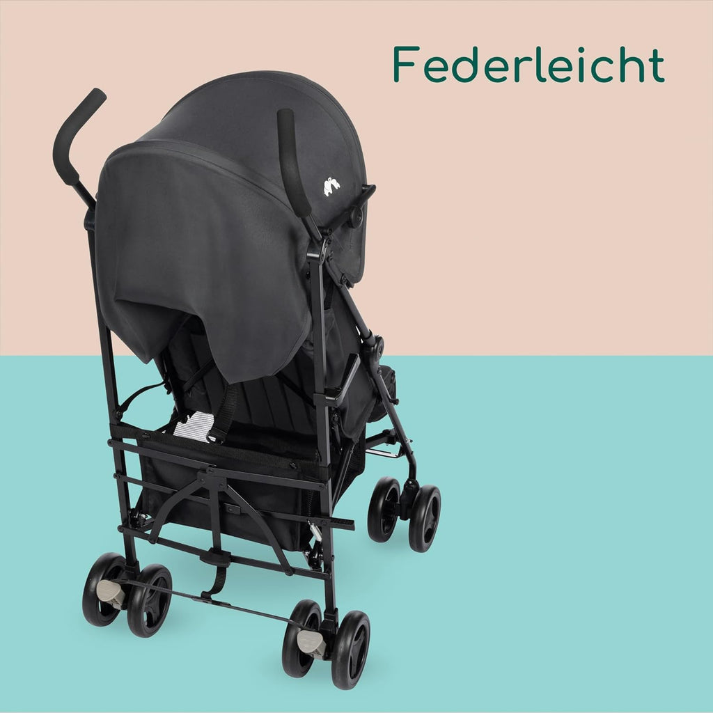 Bebeconfort Rainbow, Kinderwagen, Kompakt und Wendig, 6 Monaten bis 4 Jahre, bis zu 22 kg, Mineral Graphite