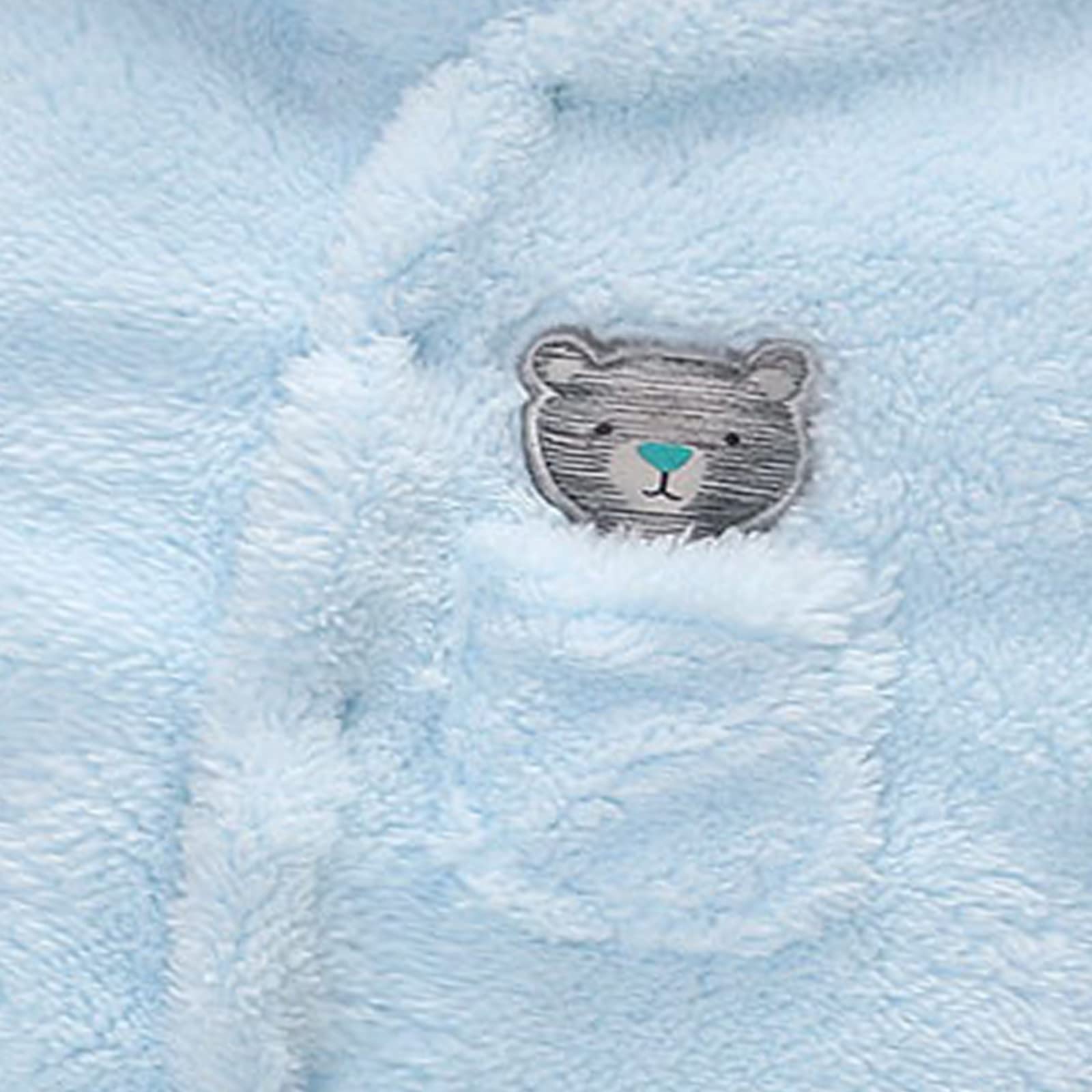 Baby Winter Schneeanzug Baby Strampler, Junge und Mädchen Einteiliger Anzug mit Kapuze, Kleinkind Oberbekleidung Schneeanzug Set Dick und Warm,Blau 3-6 Monate