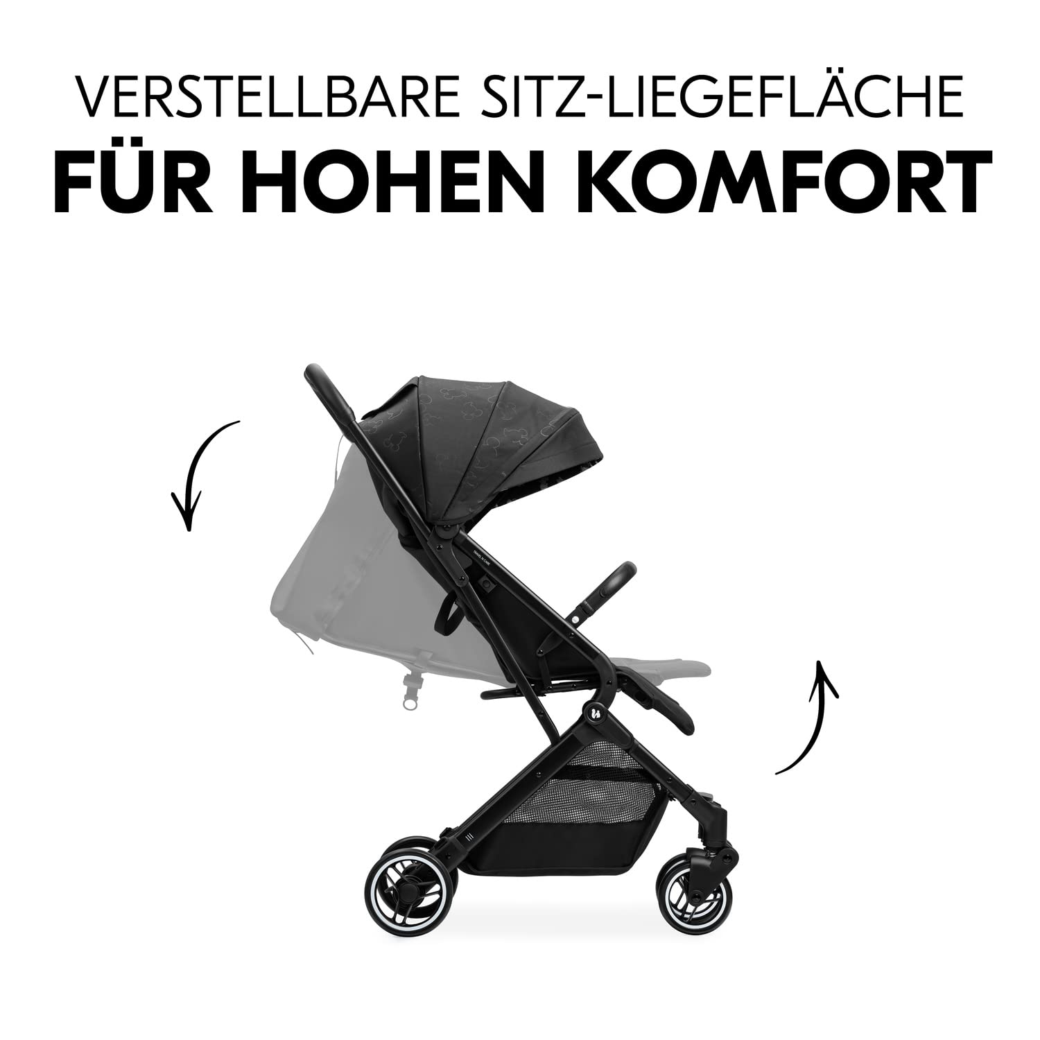 Hauck Travel N Care Dark Olive Kinderwagen – Leichter Reise Buggy für Kinder ab Geburt bis 22 kg mit Liegefunktion, kompakt und UPF 50+