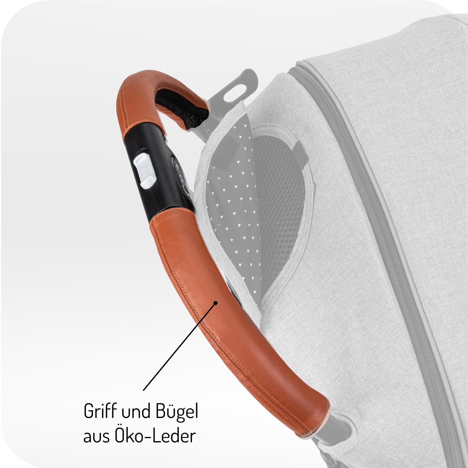 Kinderwagen MoMi ESTELLE ab 6 Monaten (bis 15 kg), klappbarer Kinderwagen mit 5-Punkt-SicherheitsgurtKinderwagen MoMi ESTELLE ab 6 Monaten (bis 15 kg), klappbarer Kinderwagen mit 5-Punkt-Sicherheitsgurt, Einkaufskorb mit Auflappfunktion , Teleskopzuggriff