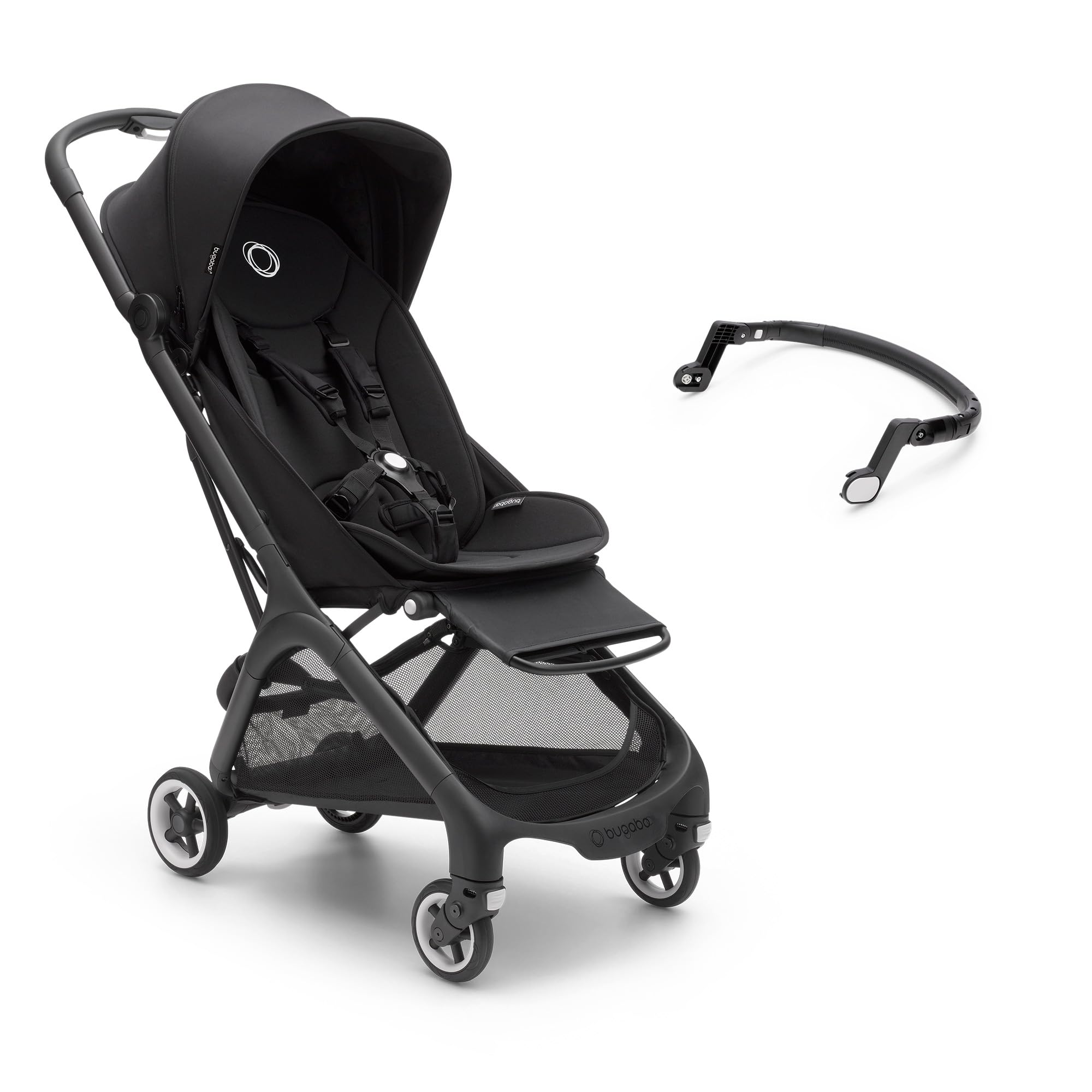 Bugaboo Butterfly ultrakompakter Reise-Kinderwagen, klein & leicht, einhändig faltbar und einfach zu lenken, ergonomischer City-Buggy für Babys ab 6 Monaten, mit viel Stauraum, Forest Green
