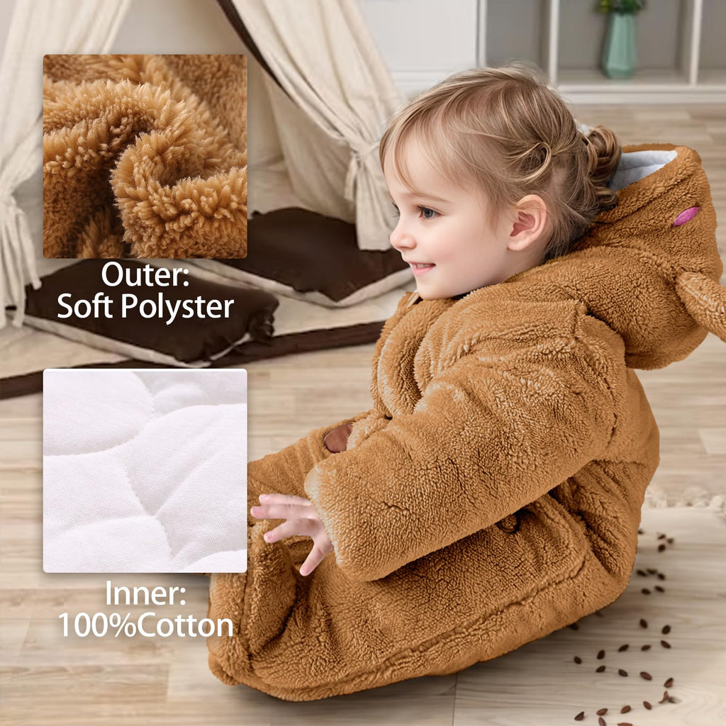 Baby Winter Schneeanzug Baby Strampler, Junge und Mädchen Einteiliger Anzug mit Kapuze, Kleinkind Oberbekleidung Schneeanzug Set Dick und Warm,Blau 3-6 Monate