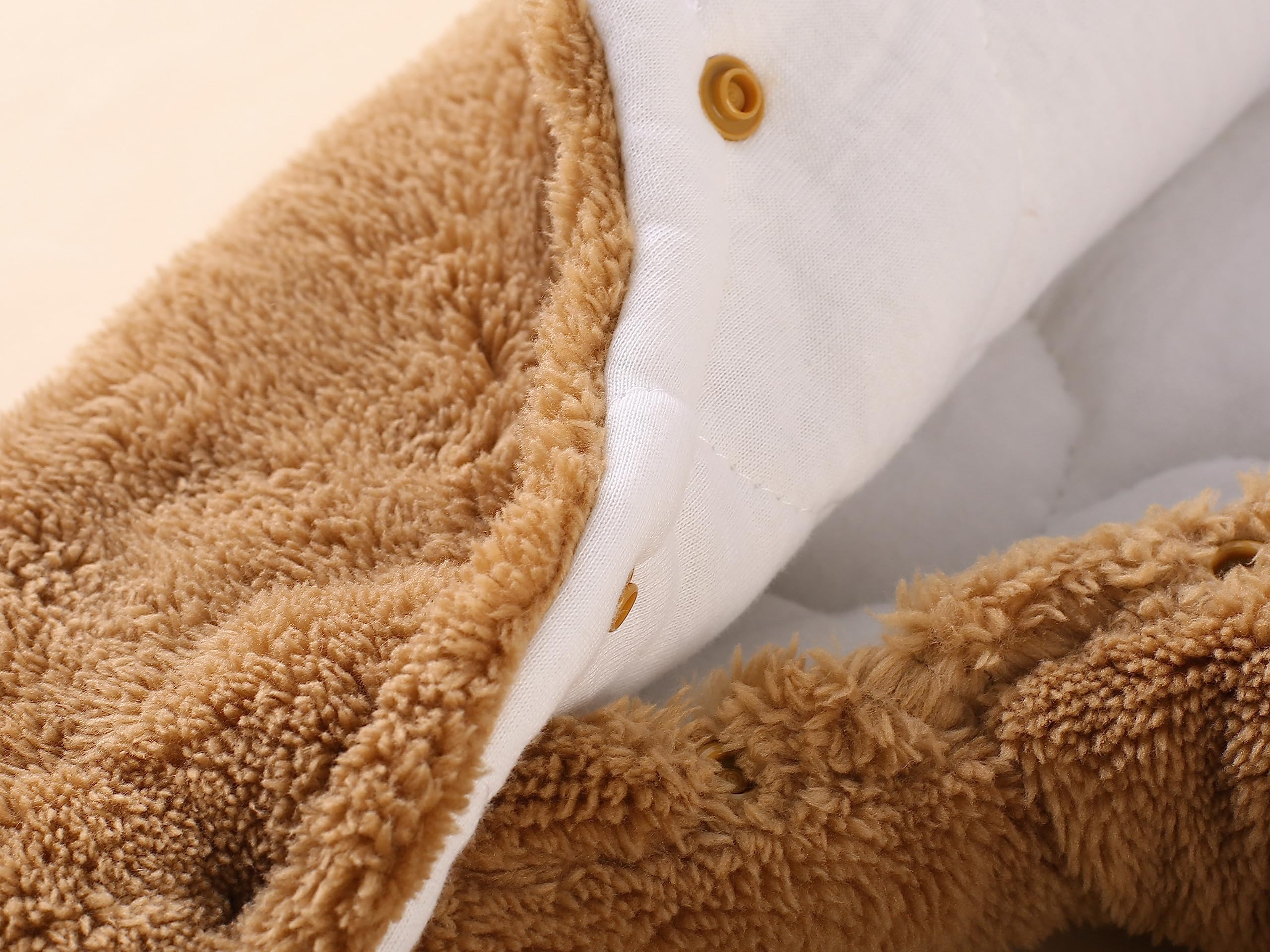 Baby Winter Schneeanzug Baby Strampler, Junge und Mädchen Einteiliger Anzug mit Kapuze, Kleinkind Oberbekleidung Schneeanzug Set Dick und Warm,Blau 3-6 Monate