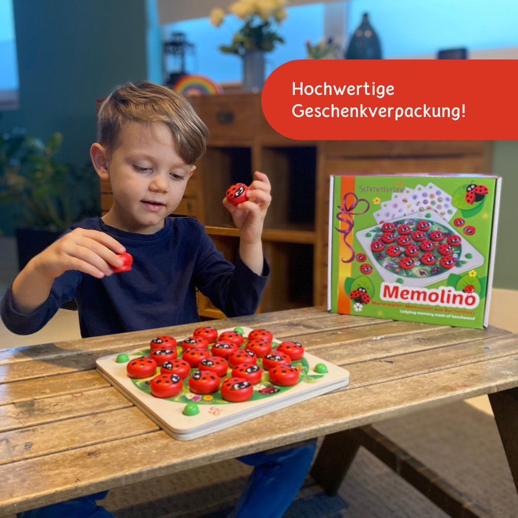 "Memolino" Holz-Memo-Spiel ab 3 Jahren