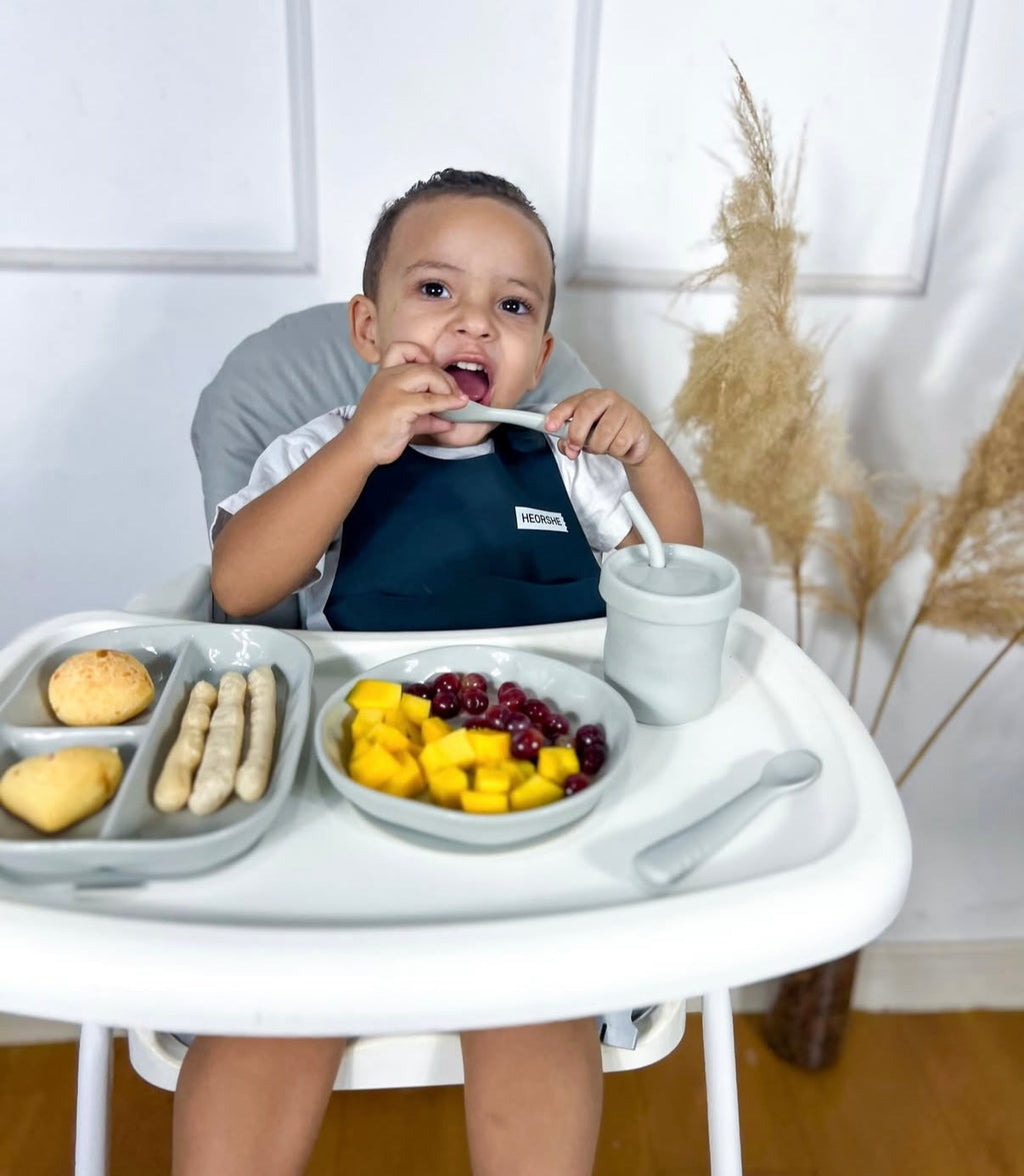 Baby Feeding Spoon Set (Grau)