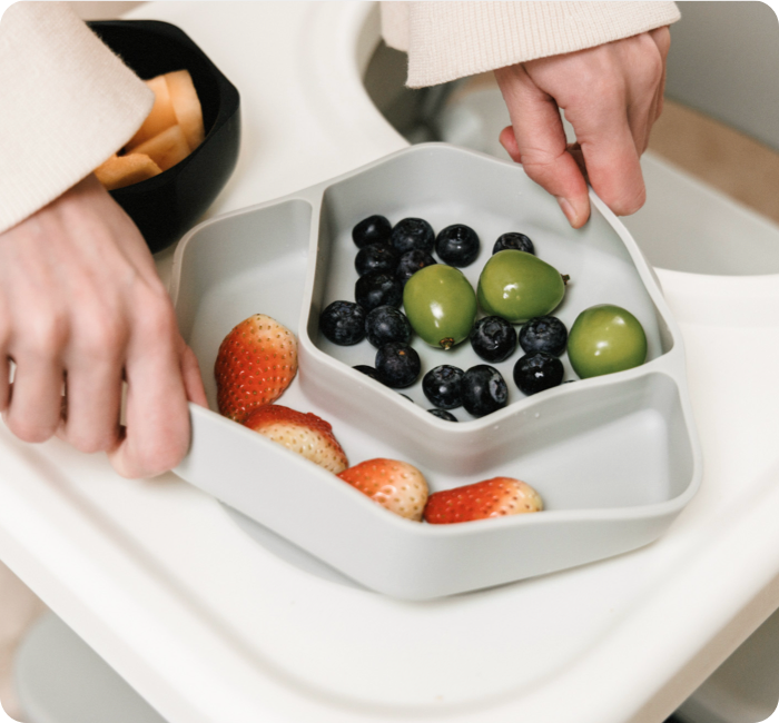 Toddler feeding Set (Rosa)