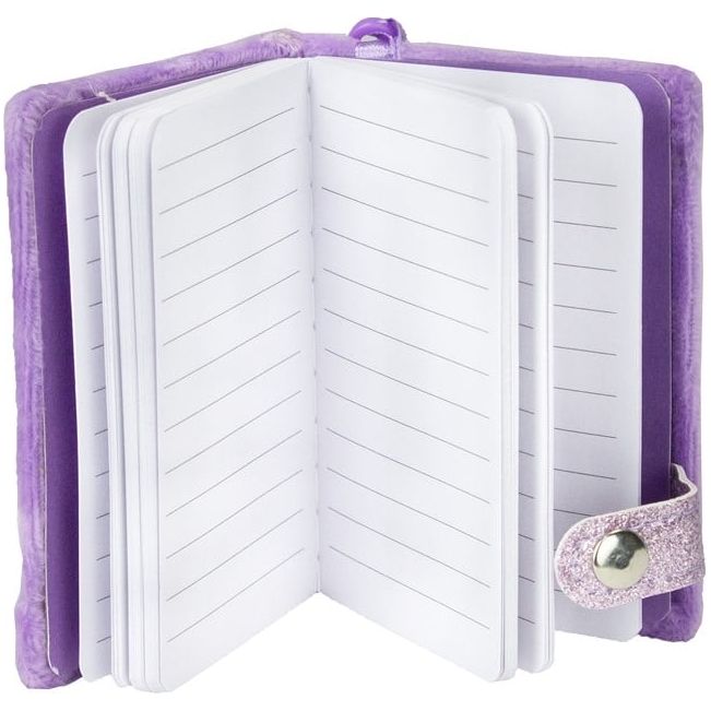 12 Stück Set Disney Lilo & Stitch – Mini-Plüsch-Notizbuch mit Clip (7 × 10 cm, sortiert im Display)