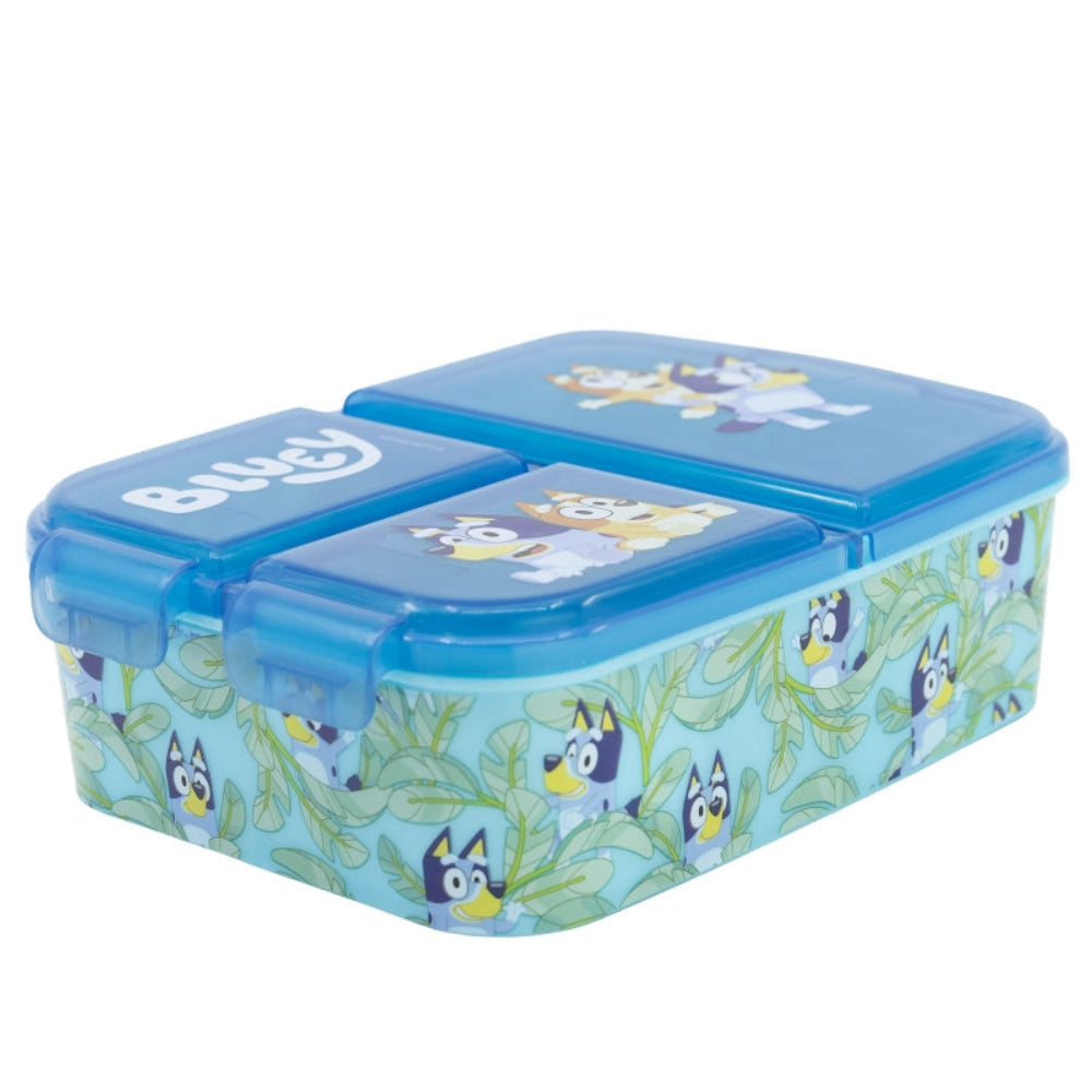 Bluey Kinder Lunchbox Sandwichbox mit 3 Fächern
