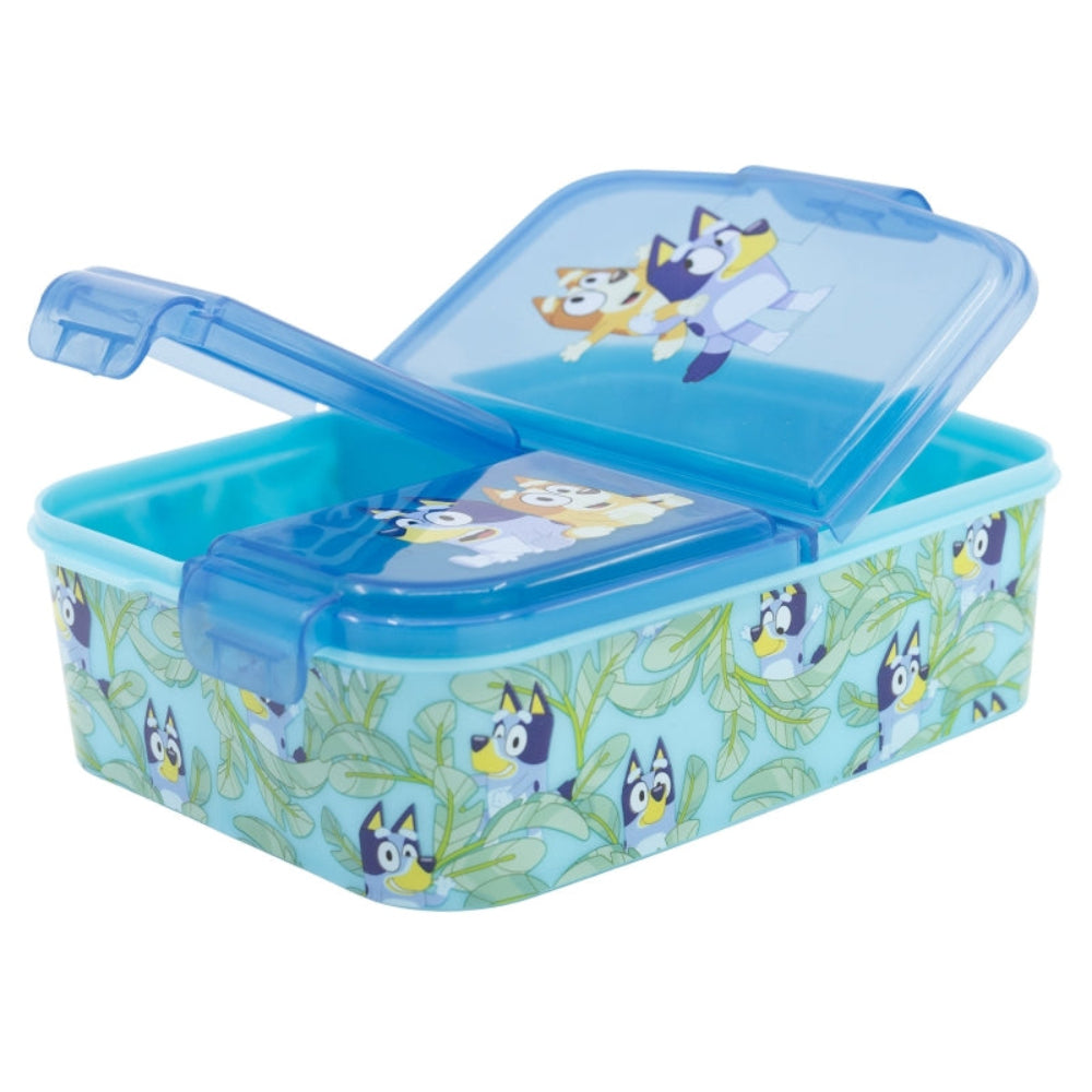 Bluey Kinder Lunchbox Sandwichbox mit 3 Fächern