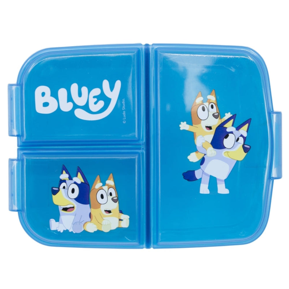 Bluey Kinder Lunchbox Sandwichbox mit 3 Fächern