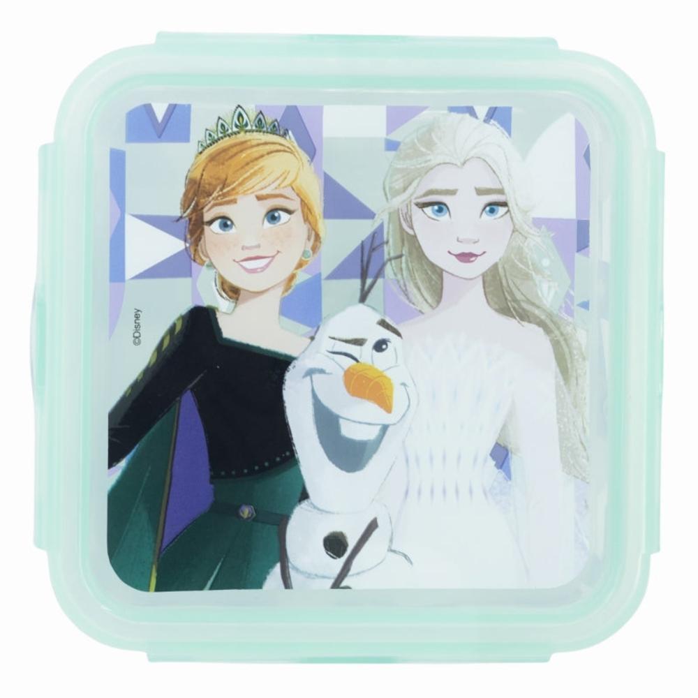 Frozen Luftdichter Behälter - Brotdose Kinder Lunchbox Quadratische Sandwichbox
