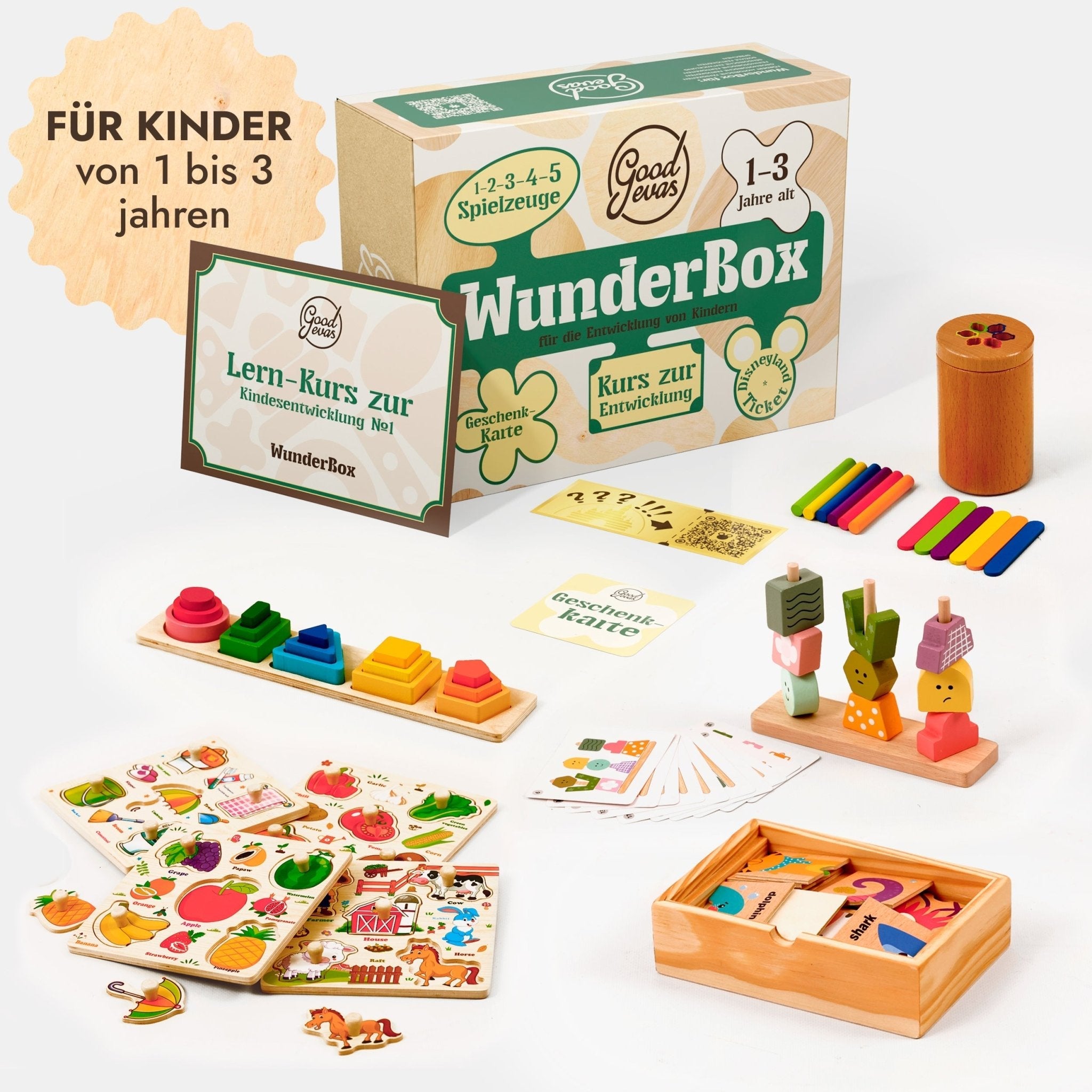 WunderBox 1-3 Jahre - Entwicklungsboxen für die Kleinsten